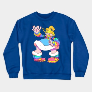 Not Rainbow Brite Crewneck Sweatshirt